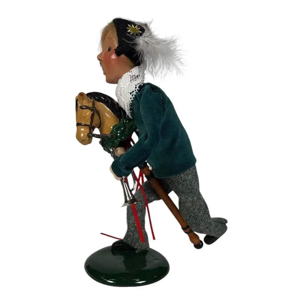 Byers' Choice Fritz Boy Caroler Stick Horse Bugle First Edition 1994 Christmas